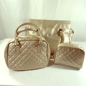 Lancôme Cosmetic Tote Set of 3, Travel Make-up NEW